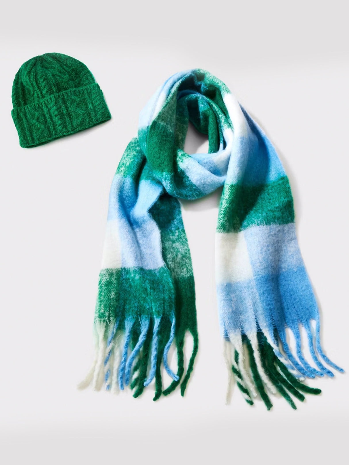 Image for 2 Pcs Scarf & Beanie Set