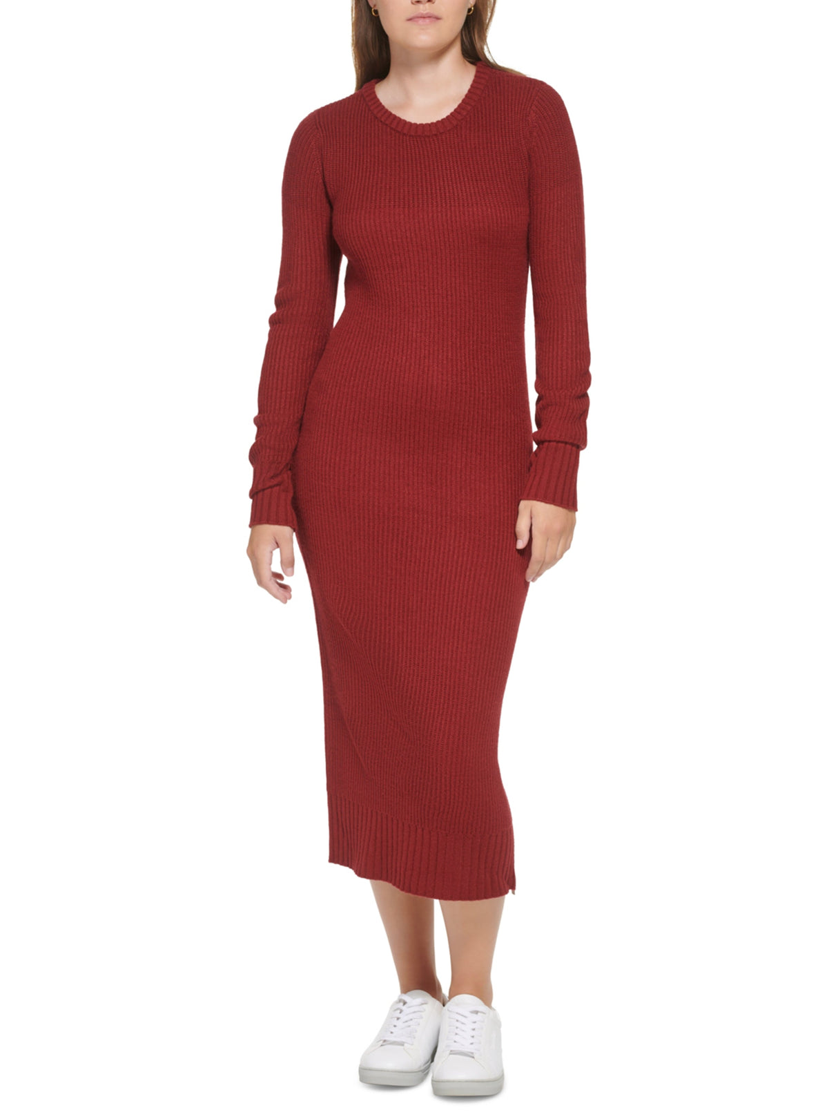 princess polly baby blue dress Apt. 9 Women's L Burgundy Sweater Dress Knit main image 0