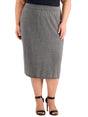 Image for Women's Plain MIDI Skirt,Grey