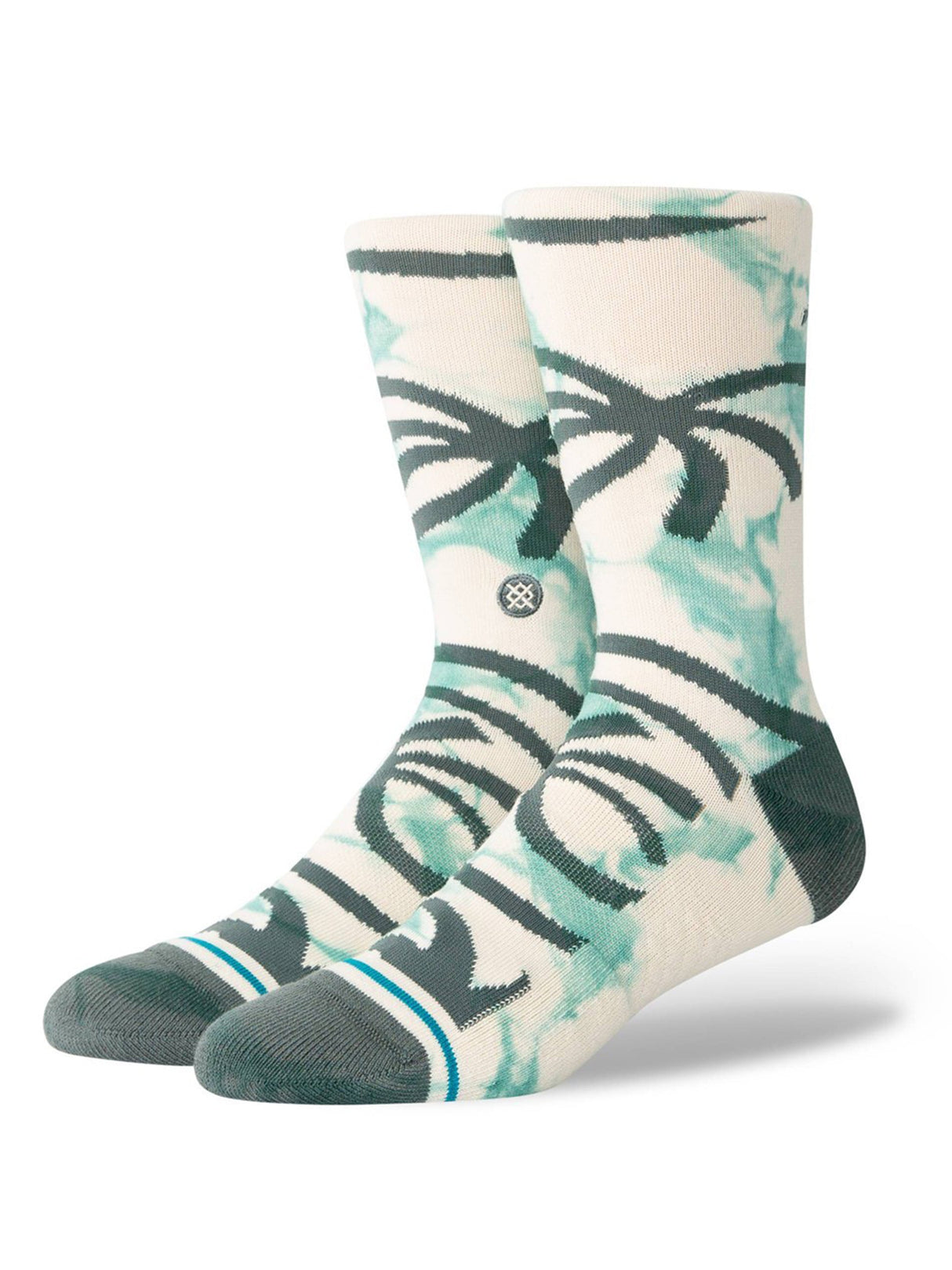 Image for Men's Printed Long Socks,Teal