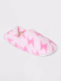 Image for Women's Printed Faux Fur Slippers,Pink