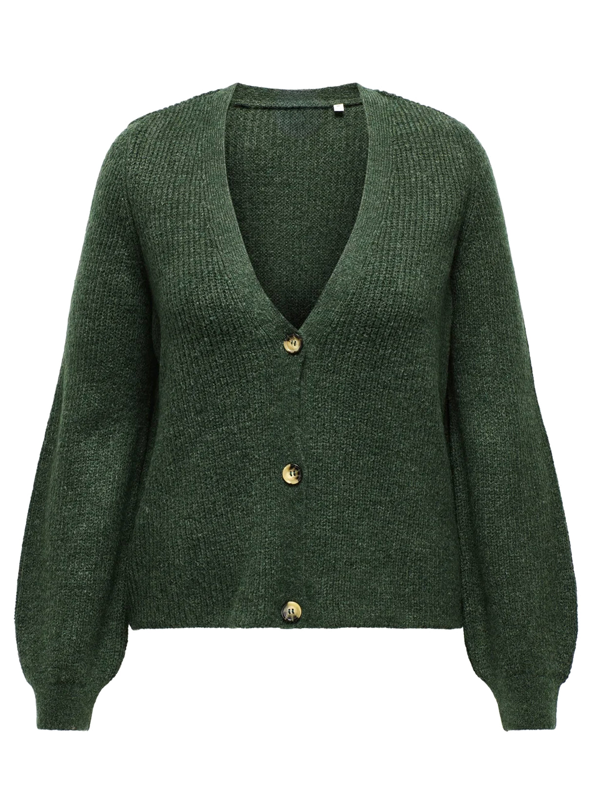 Women's Plain Cardigan,Dark Green