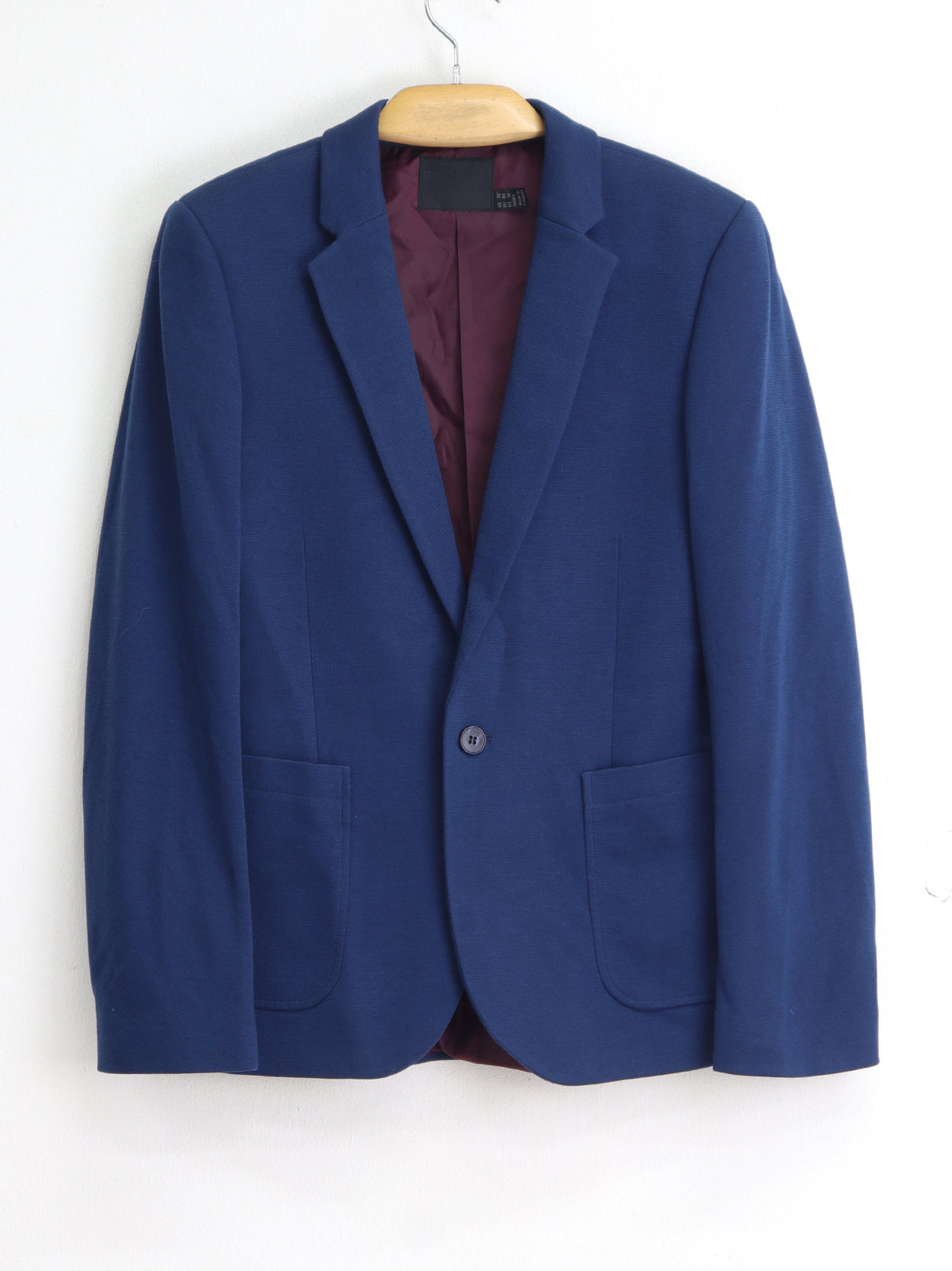 Image for Men's Plain Blazer,Dark Blue