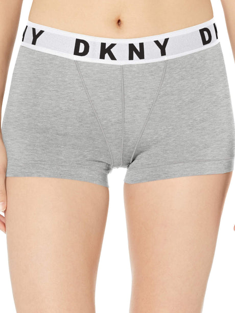 Image for Women's Brand Logo Printed Boxer,Light Grey