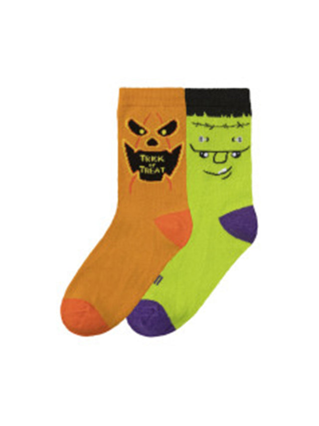 Image for Kids Boy's 2 Pairs Graphic Printed Socks,Multi