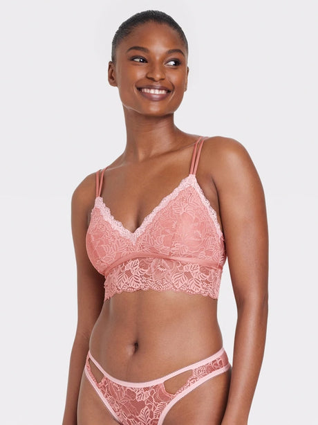 Image for Women's Lace Bralette,Pink