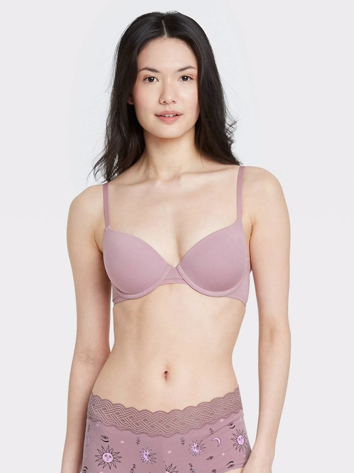 Image for Women's Plain Bra,Light Purple