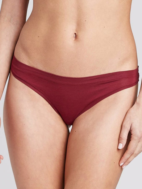 Image for Women's Plain Thong,Wine