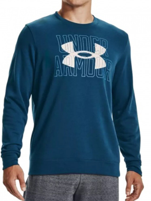 Image for Men's Brand Logo Printed Sweatshirt,Blue