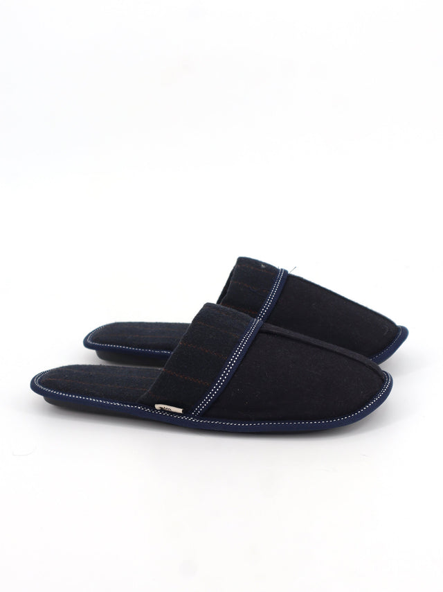 Image for Men's Striped Slippers,Navy