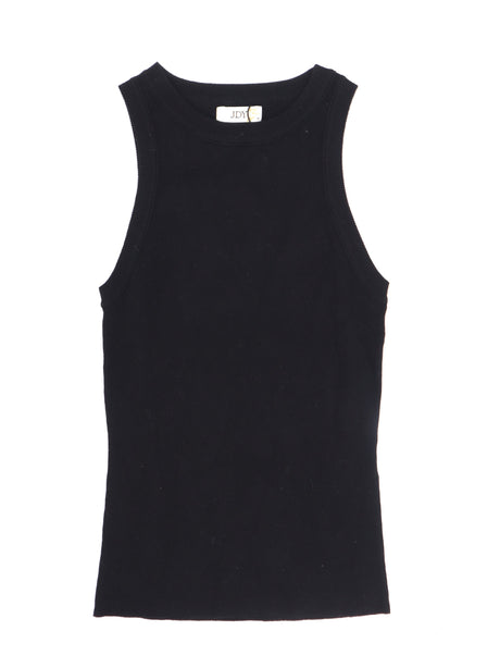 Image for Women's Plain Knitted Tank Top,Black