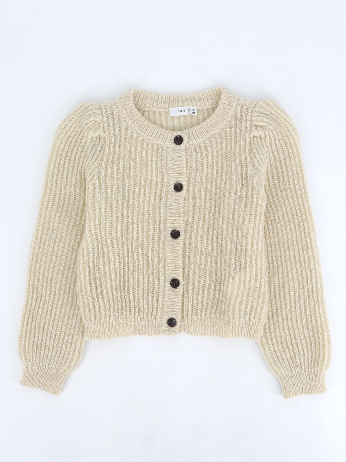 Image for Kids Girl's Plain Cropped Cardigan,Ligth Beige