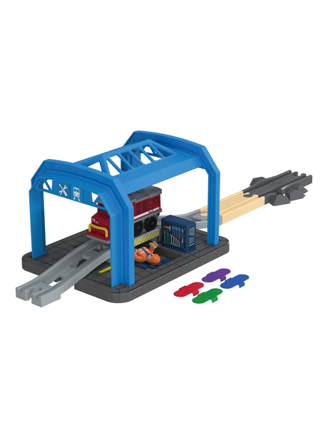 Image for Wooden Train & Railway Toy Set