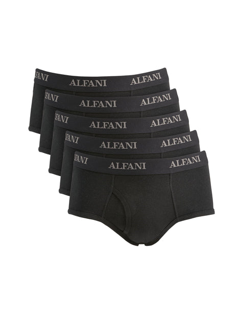 Image for Men's  5 Pairs Plain Boxers Set,Black