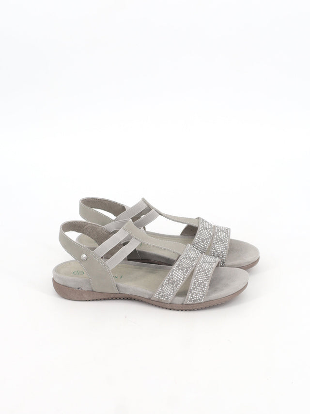 Image for Women's Beads Sandals,Grey