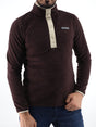 Image for Men's Brand Logo Patched Sweatshirt,Burgundy