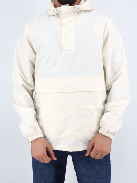 Image for Men's Plain Popover Jacker,Off White