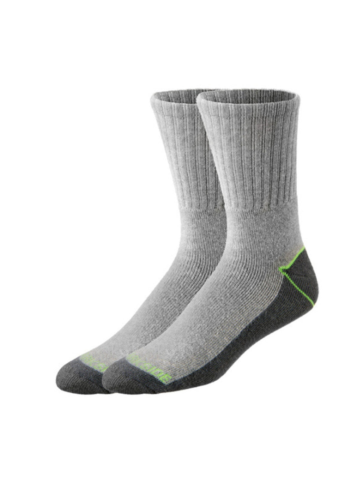 Image for Men's 2 Pairs Work Long Socks,Grey