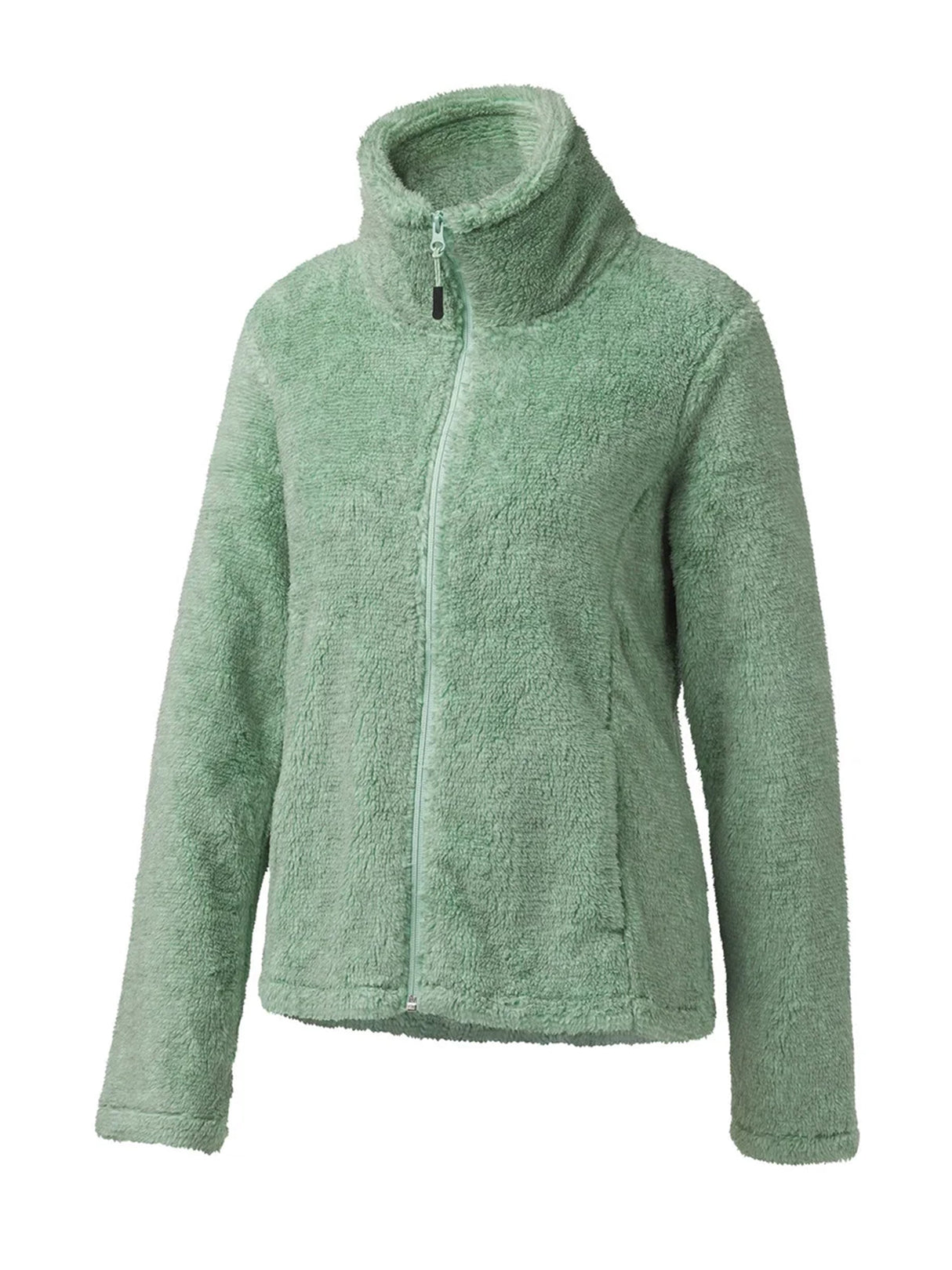 Image for Women's Plain Fleece Jacket,Mint