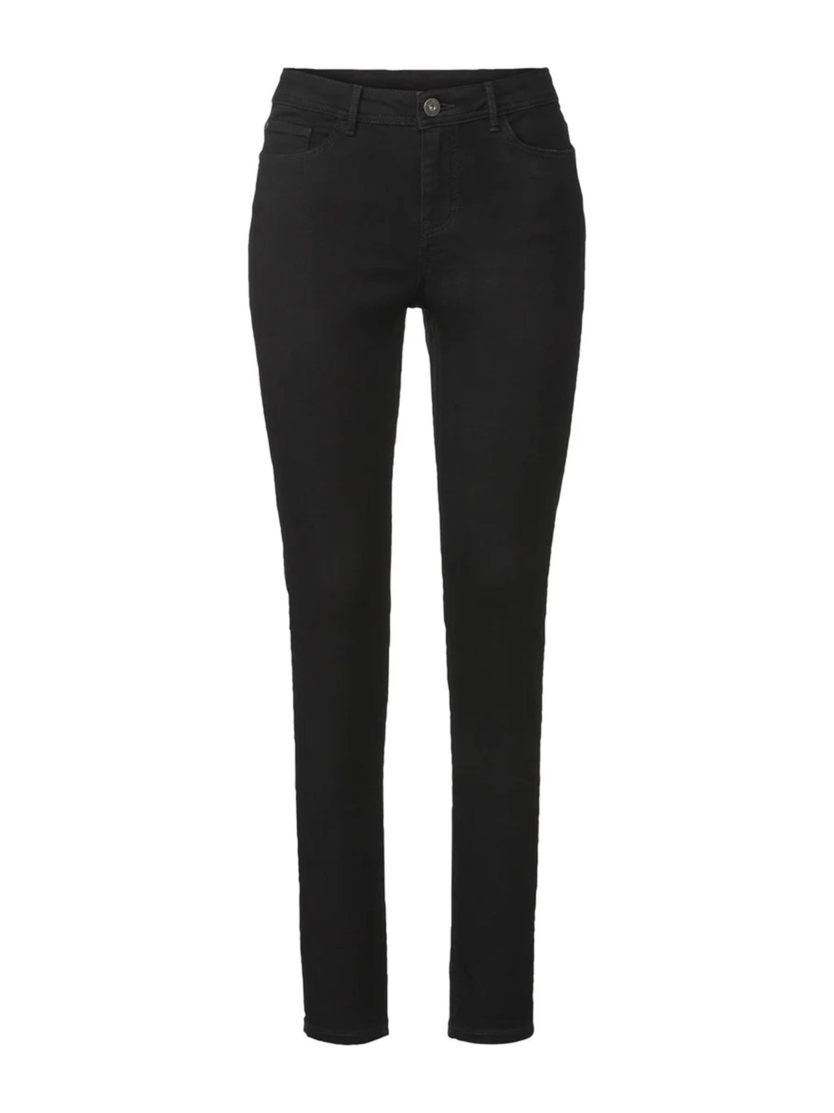 Image for Women's Plain Skinny Jeans,Black