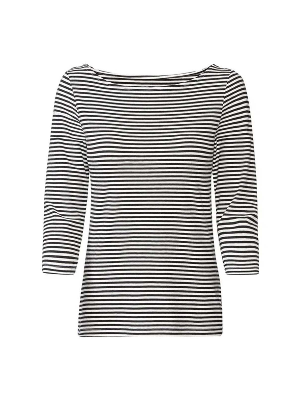 Image for Women's Striped Top,Black/White