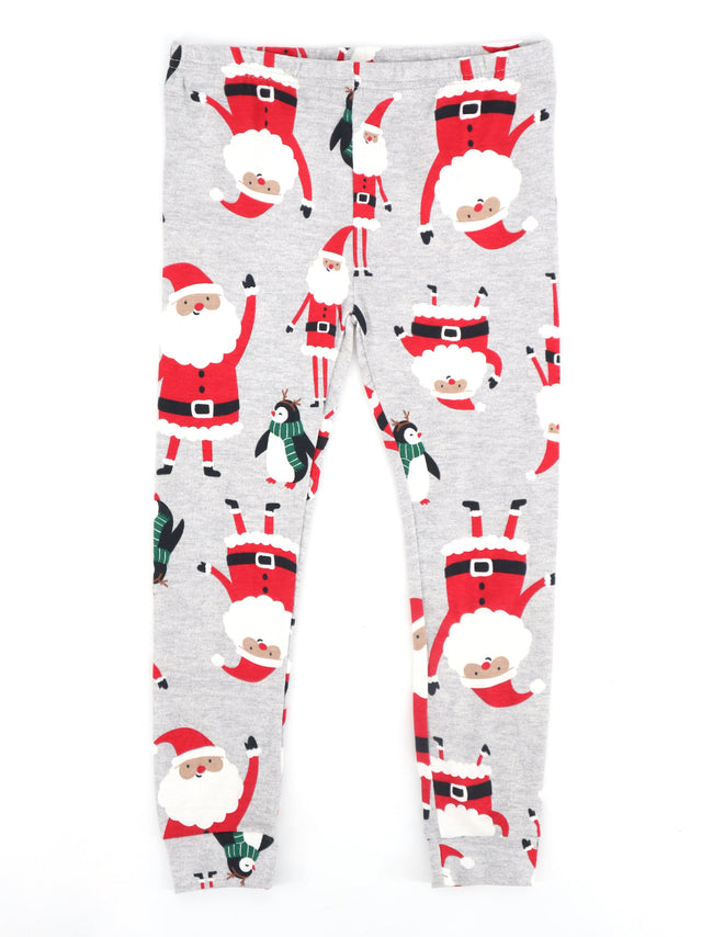 Image for Kids Girl's Printed Christmas Sleepwear Pants,Light Grey