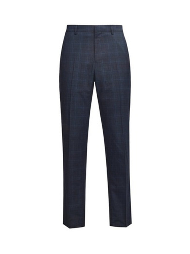 Image for Men's Checkered Classic Pants,Navy