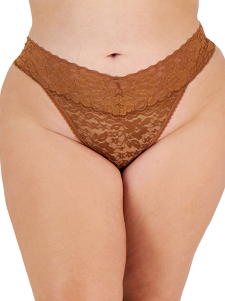 Image for Women's Lace Thongs,Brown