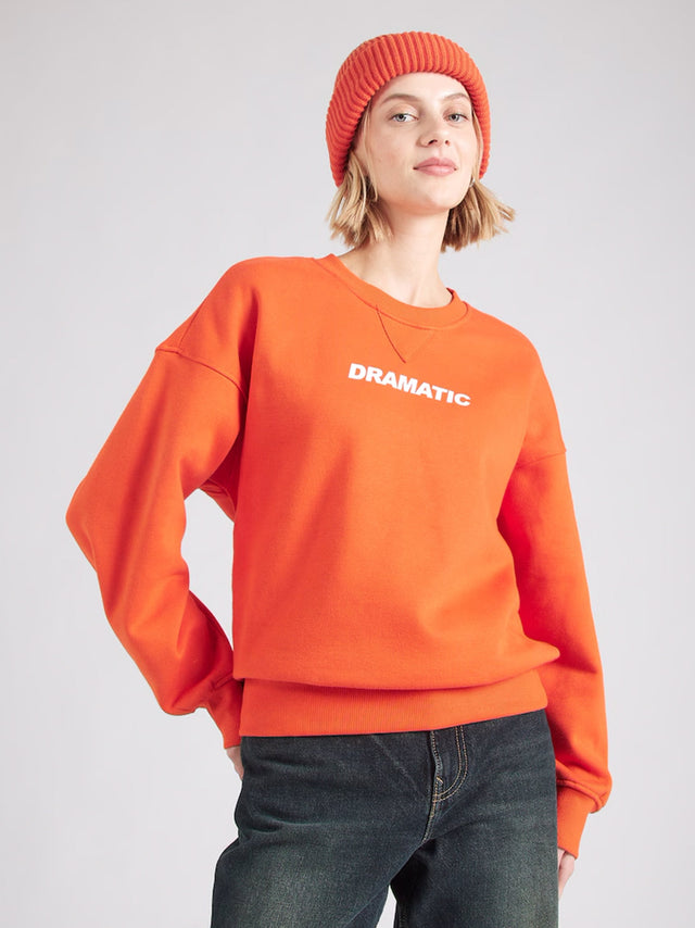 Image for Women's Printed Sweatshirt,Orange