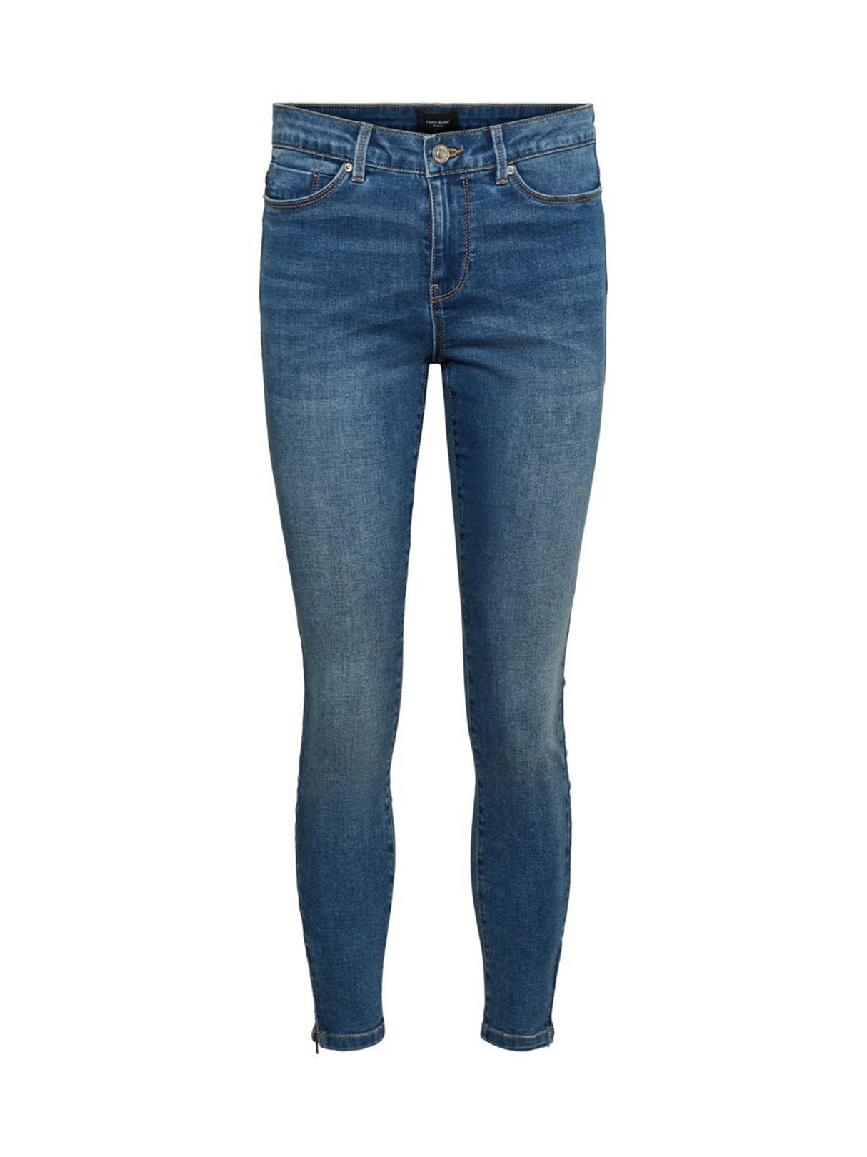 Image for Women's Washed Skinny Jeans,Blue