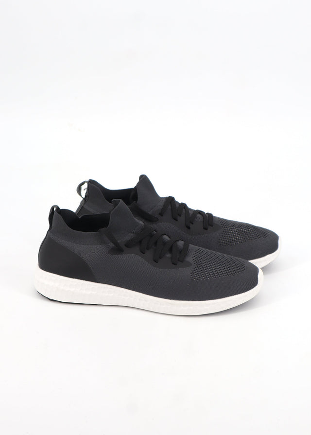 Image for Men's Textured Trainers,Dark Grey