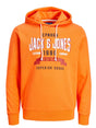 Image for Men's Printed Hoodie,Orange