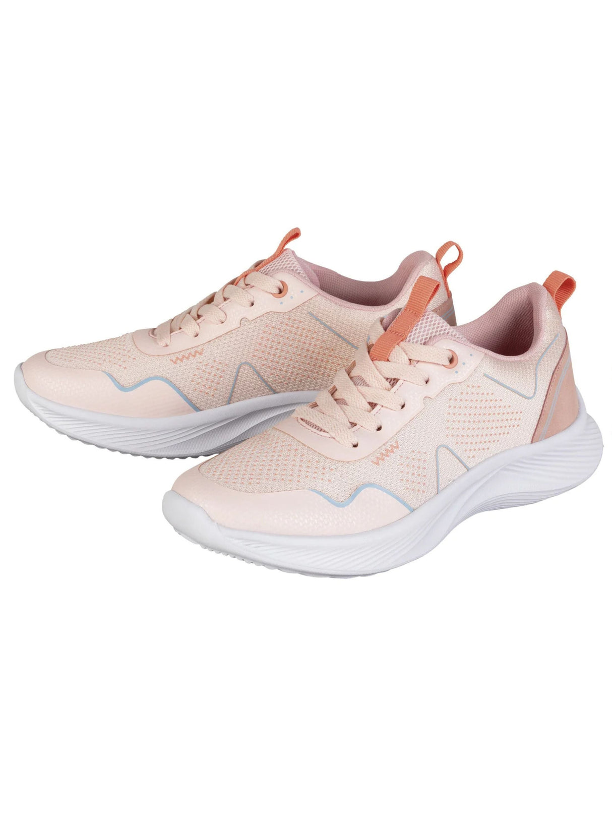 Image for Women's Textured Running Shoes,Light Pink