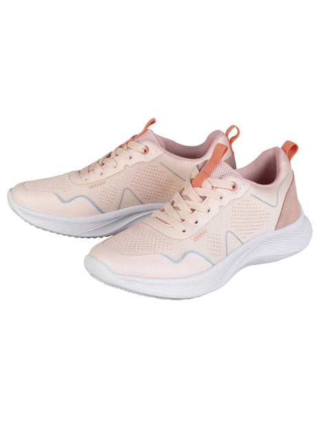 Image for Women's Textured Running Shoes,Light Pink