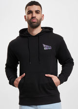 Image for Men's Graphic Printed Hoodie,Black