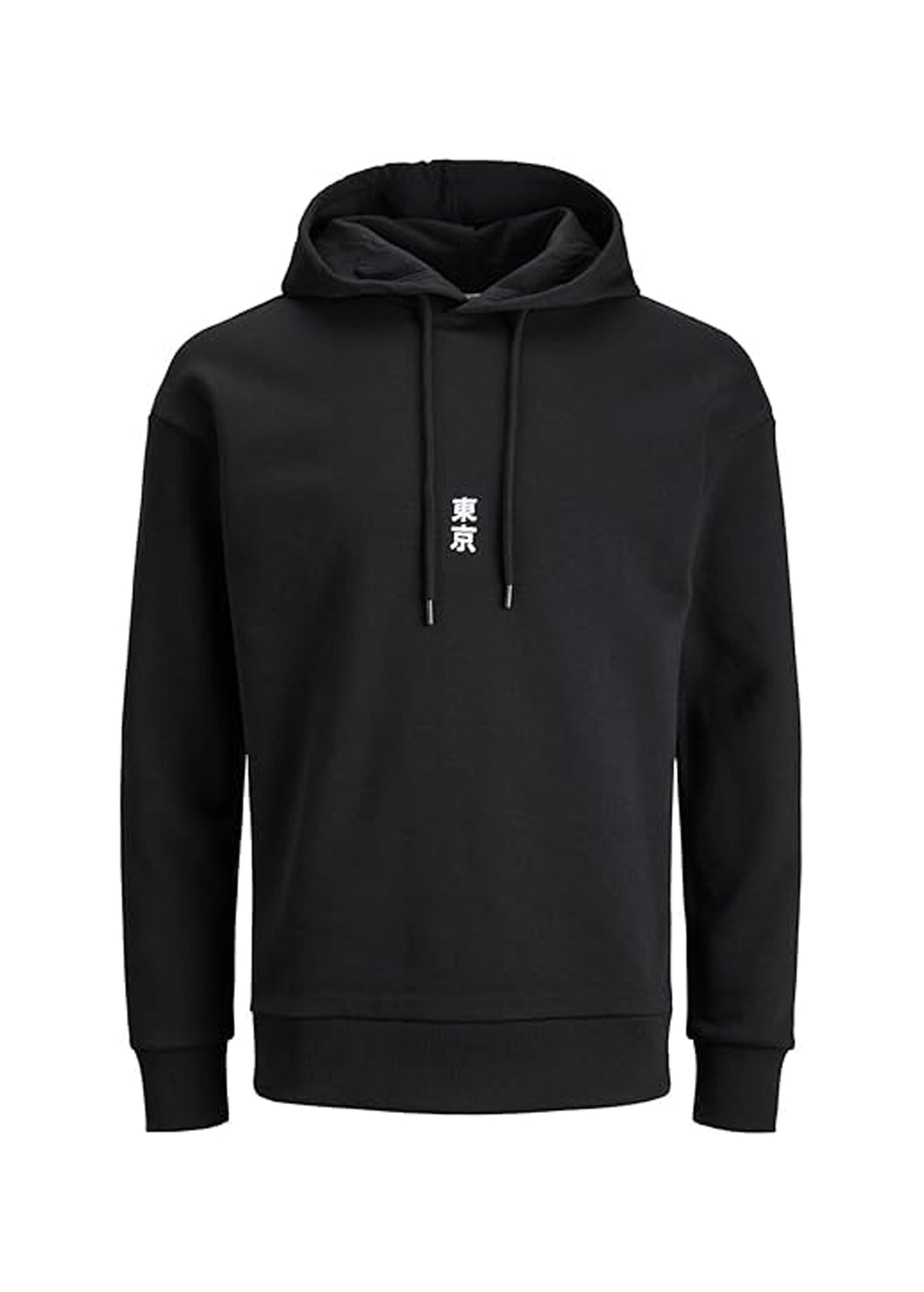 Image for Men's Graphic Printed Hoodie,Black