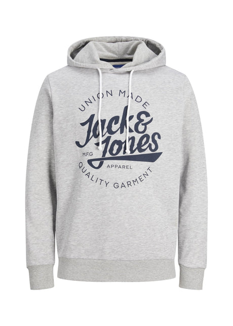 Image for Men's Printed Hoodie,Grey