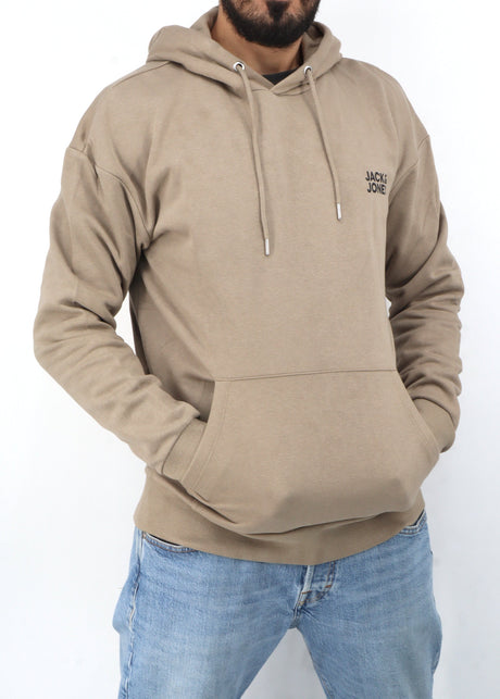 Image for Men's Printed Hoodie,Beige