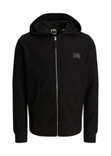 Image for Men's Zipped Up Hoodie,Black