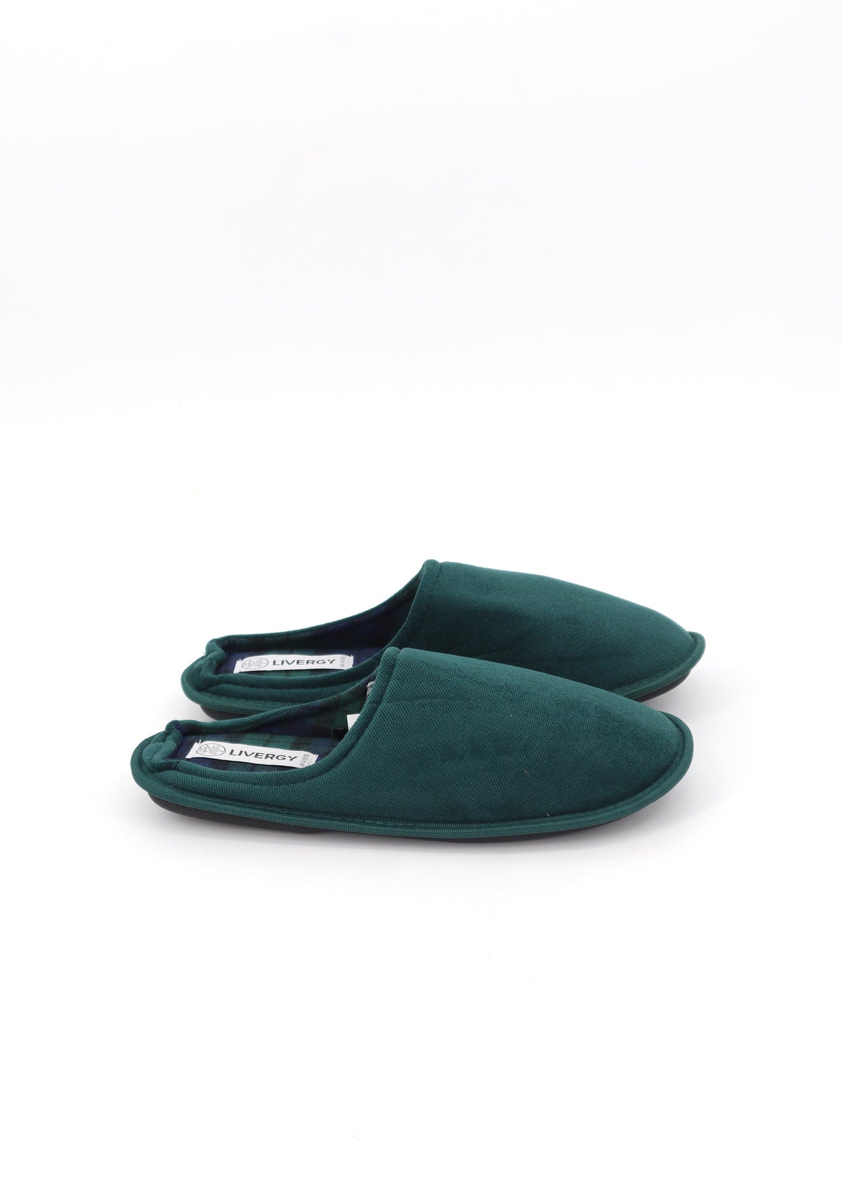 Image for Men's Plain Slippers,Green