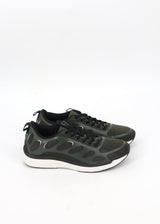 Image for Men's Textured Running Shoes,Olive