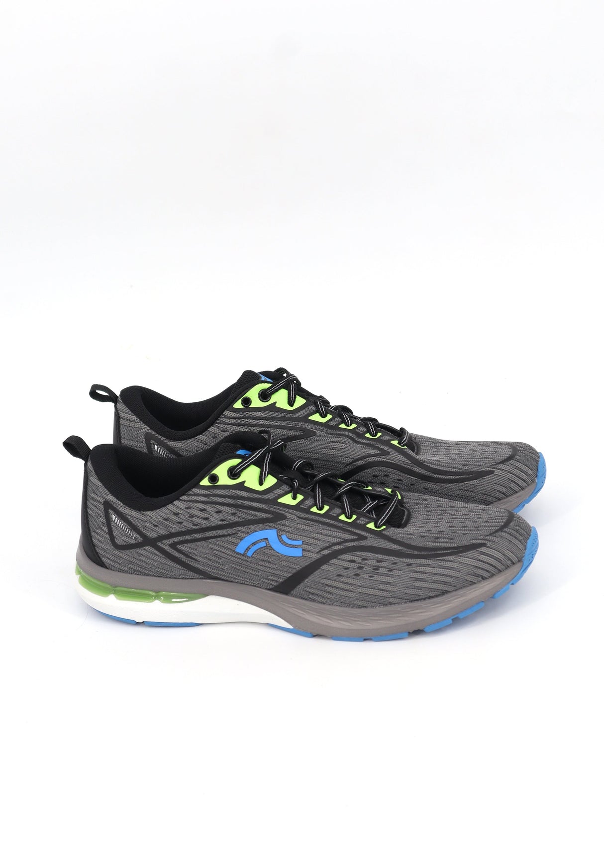 Image for Men's Printed Running Shoes,Grey
