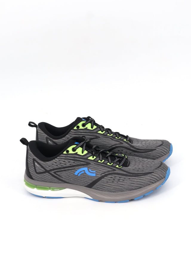 Image for Men's Printed Running Shoes,Grey
