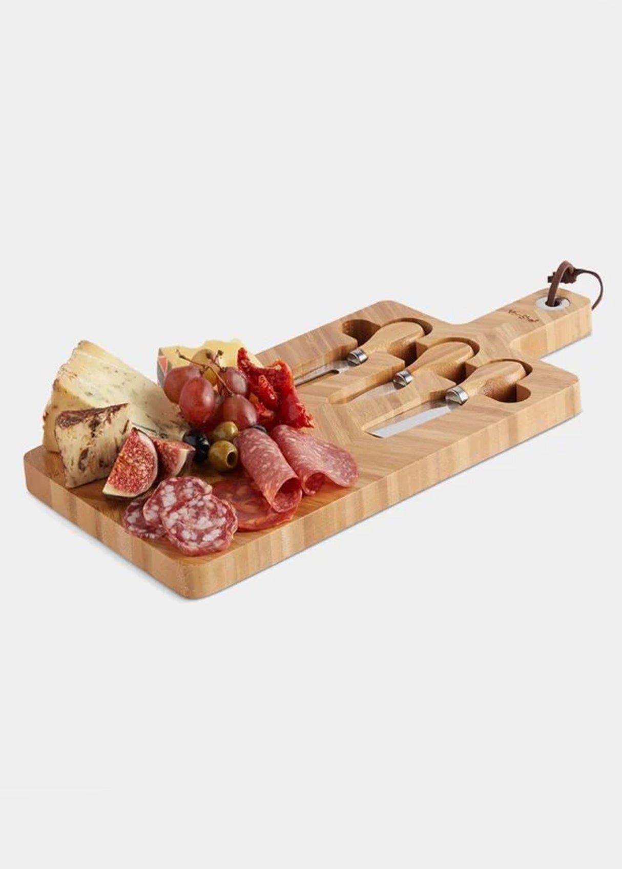 Image for Herringbone Cheeseboard & Knife Set