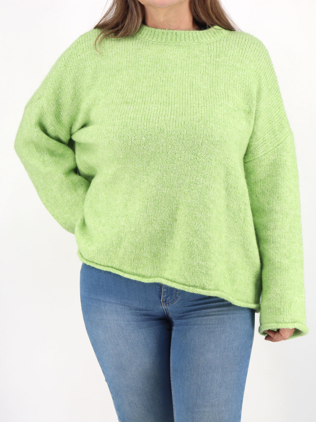 Image for Women's Plain Sweater,Green