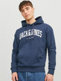 Image for Men's Printed Hoodie,Navy