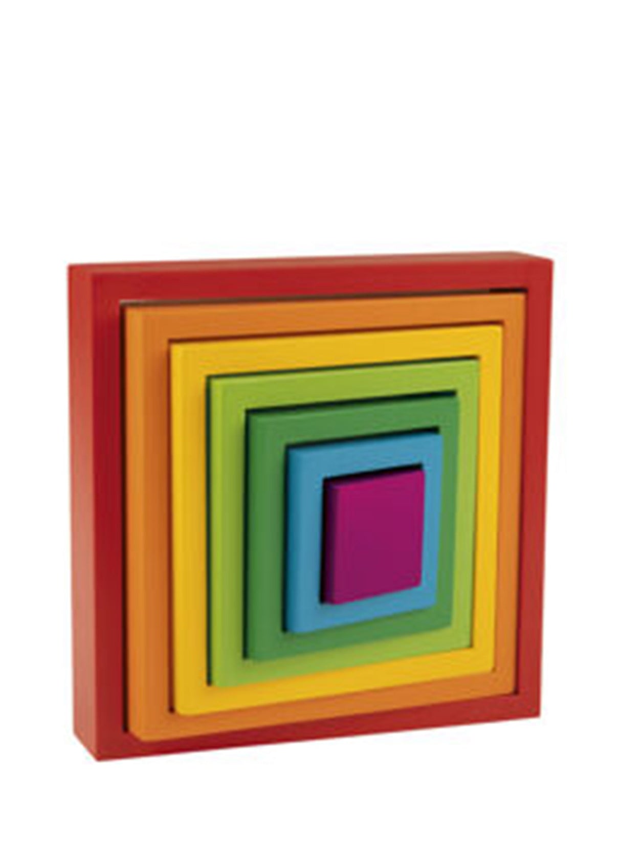 Image for Wooden Rainbow Square