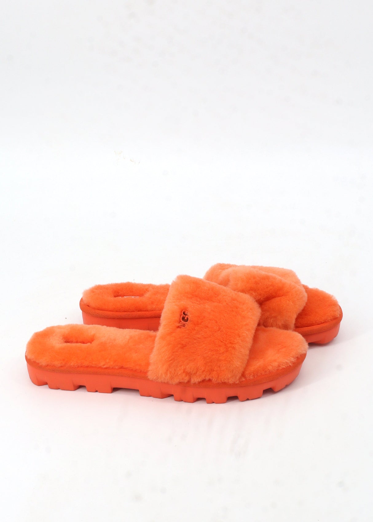 Image for Women's Fur Slippers,Orange