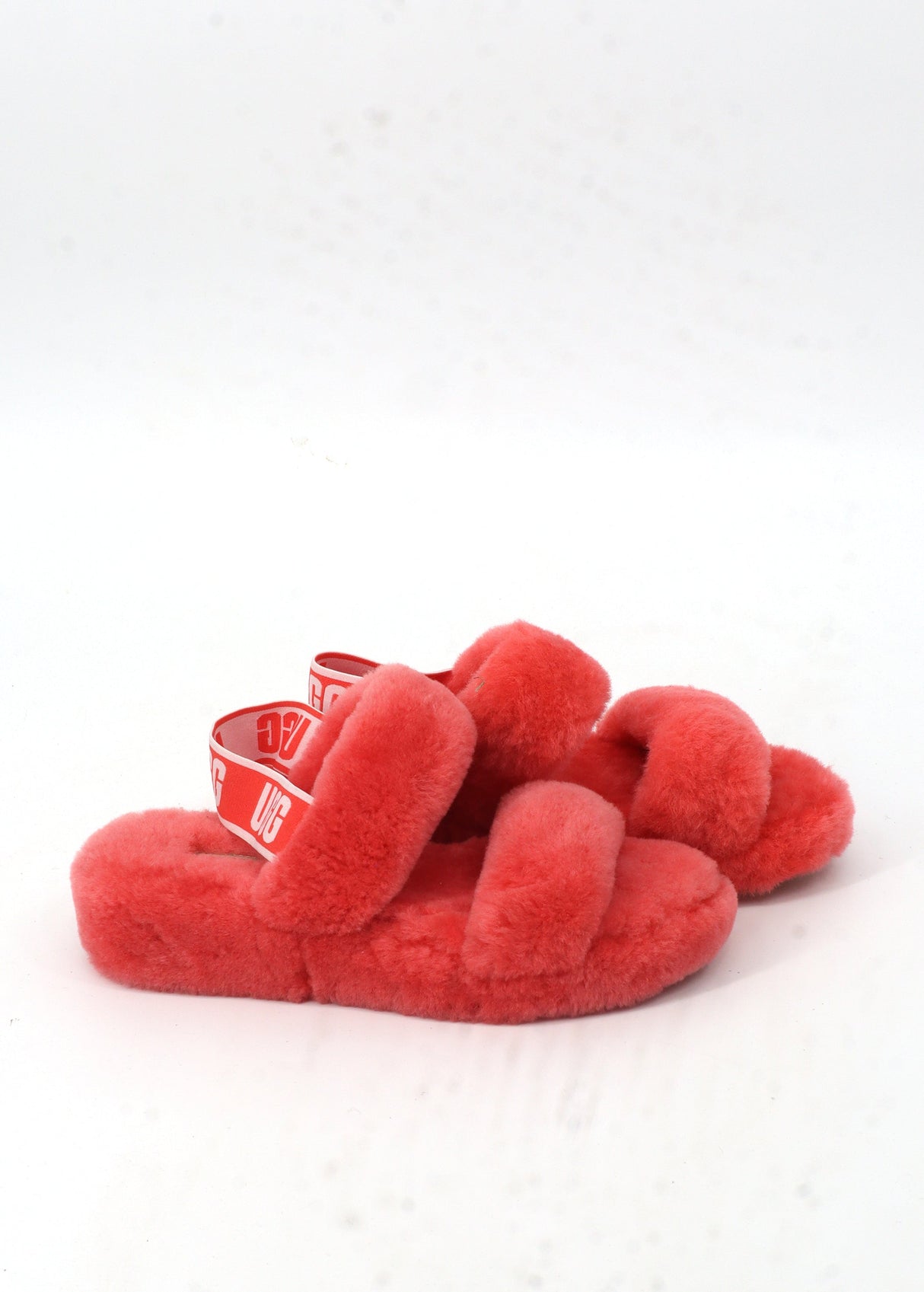 Image for Women's Fur Slippers,Coral