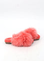 Image for Women's Fur Slippers,Dark Peach